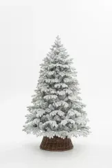 Искусственная елка Аляска заснеженная 120 см., литая хвоя+пвх, ЕлкиТорг (146120)