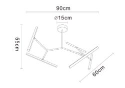 Люстра на штанге Arte lamp