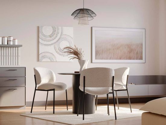 Светильник подвесной vinger, D48х30 см, черный/серый/белый