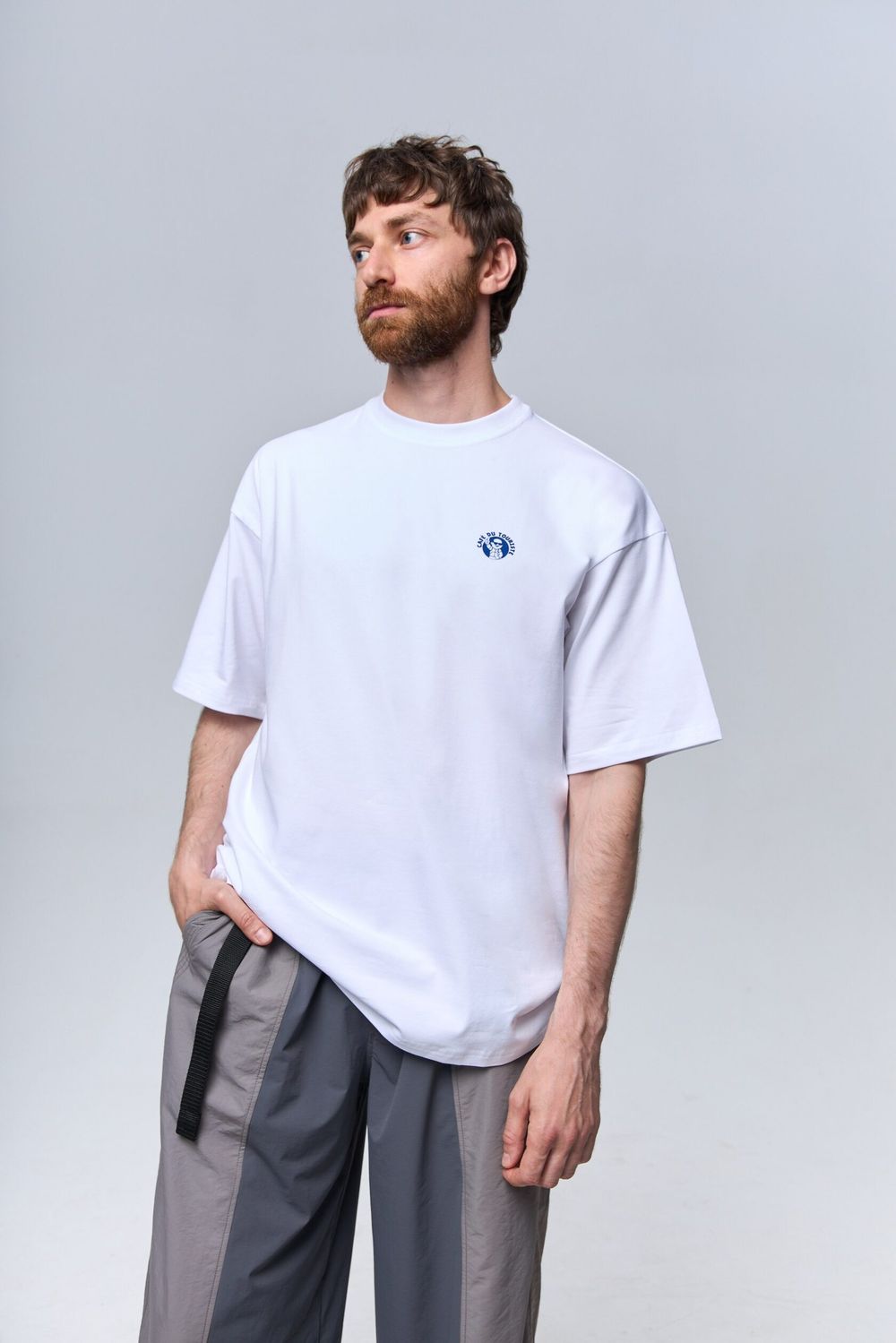 Футболка Outerkit Cafe Du Touriste белая