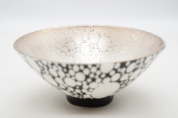 278176.2 Пиала СЕРЕБРО "Пена" 80 мл d=8.5 см, h=4 см, фарфор белый