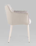 Стул обеденный Feston слоновая кость букле с экокожей