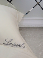Однотонное постельное белье La Perla Milky