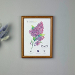 Фоторамка 15х21 см коричневая, арт. 1521.636565