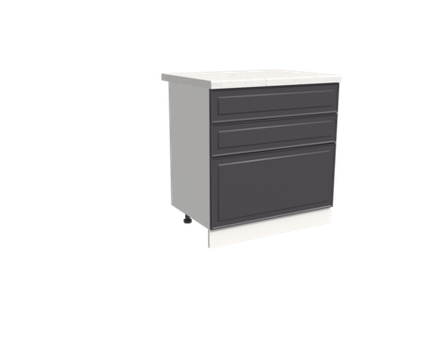 Кухня Модуль ШН3Я 800 Графит / Графит