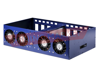 Безрайзерная тушка для майнинга "OCEAN-BitMain", тихая  (любые на выбор кулера)