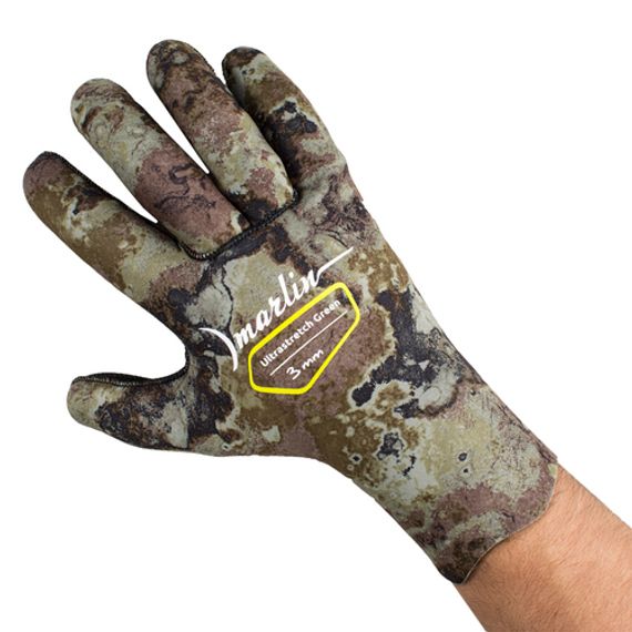 Перчатки Marlin Ultrastretch Green 3 мм Зеленые