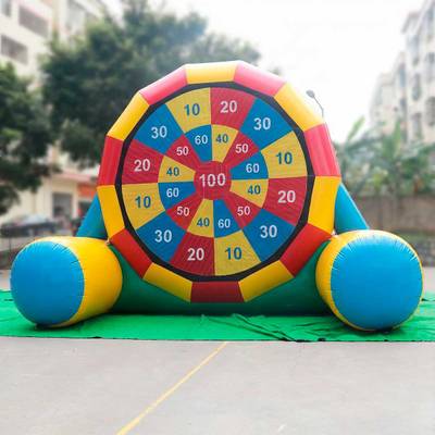 Надувной герметичный дартс «Бей без промаха», диаметр 5 м, размер 5×3×4 м