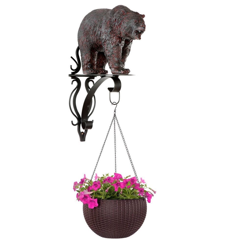 Кронштейн для цветов Медведь Велес Шоколад