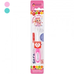 Silcamed зубная щетка детская здоровые зубки 0+, мягкая
