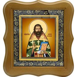 Сергий Флоринский, Раквереский, священномученик, пресвитер. Икона на холсте.
