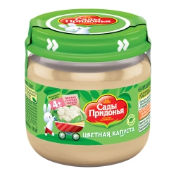 Пюре Сады Придонья Цветная капуста с 4 мес 80 г