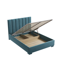 Кровать двуспальная, 140х200 Беатрис зеленый