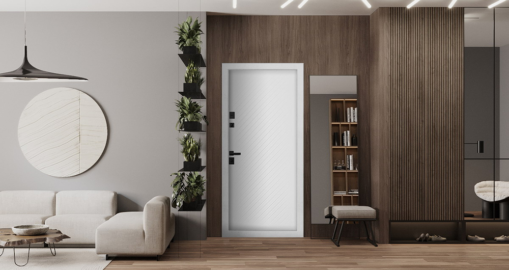 Стальная дверь "Бастион"  (адаптивная замковая часть). Заказная