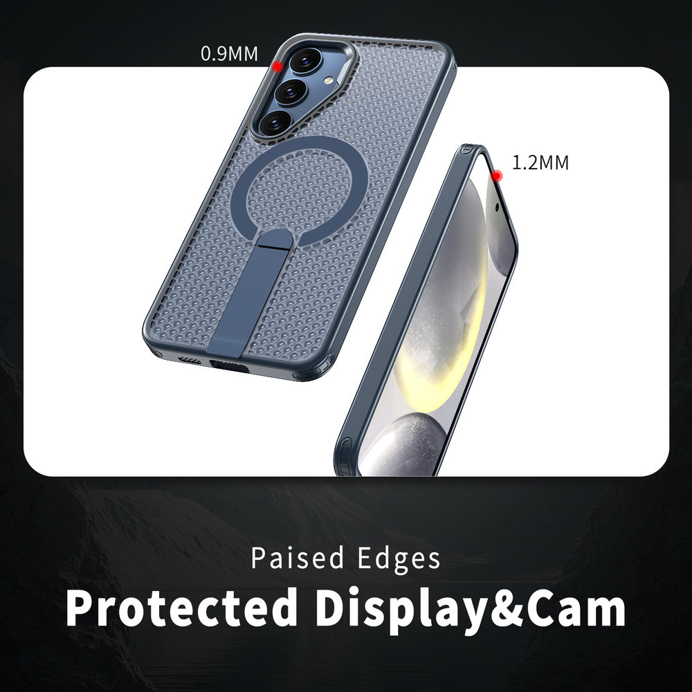Прозрачный чехол Mesh Pro Magnetic Case для Samsung Galaxy S24+