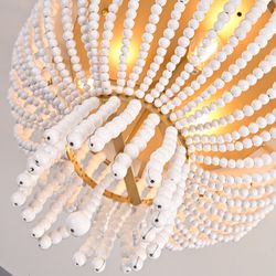 Потолочная Люстра Jacqueline Clear Flush-Mount Brass By Imperiumloft