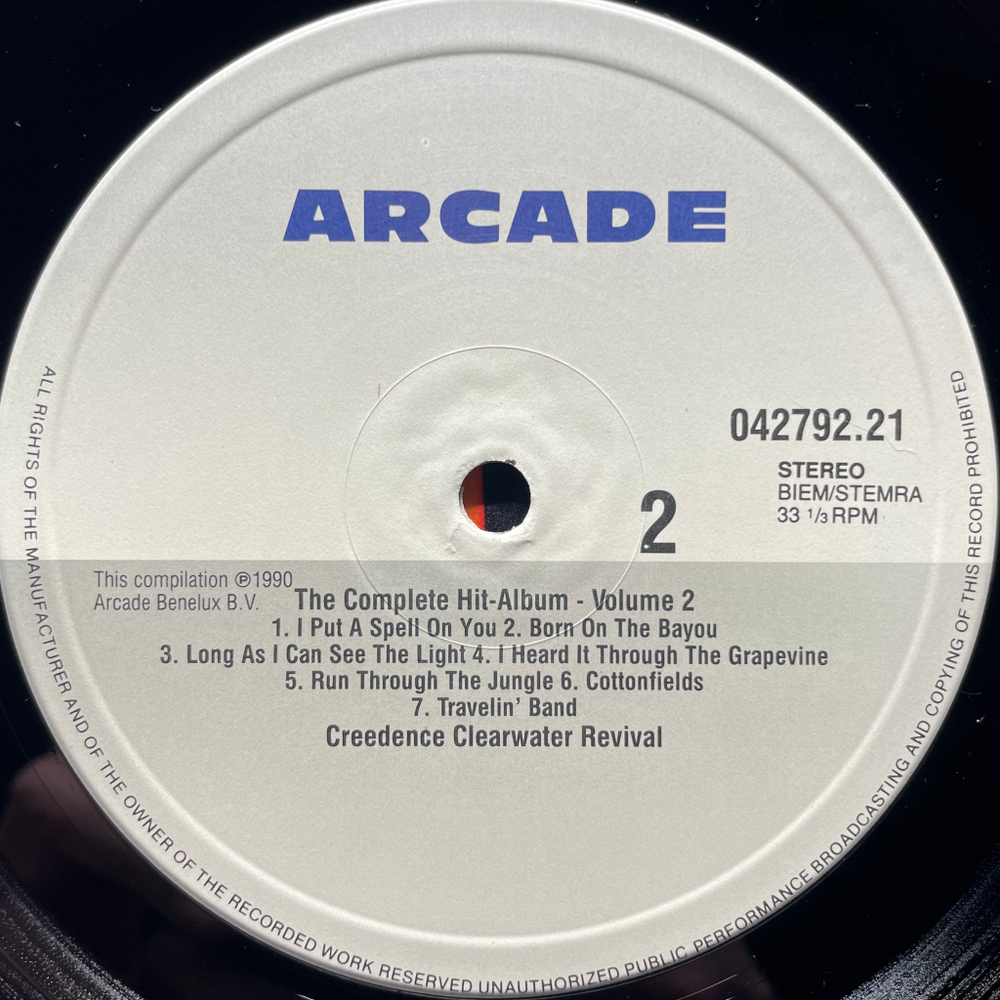 Creedence Clearwater Revival - The Complete Hit-Album 2 (Дания 1990г.)
