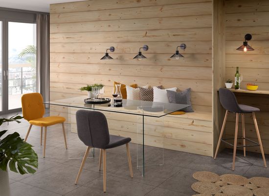 Стеклянный стол Burano