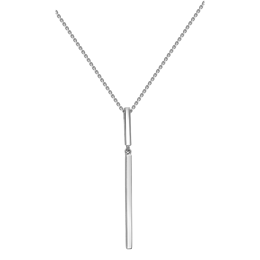 Колье из белого золота 585 пробы JA-L-1Л021096
