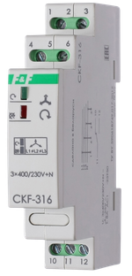 Реле контроля фаз CKF-316 ЕВРОАВТОМАТИКА F&F.