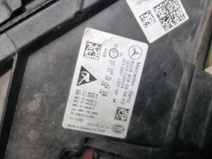 Фара левая Mercedes C w205 (2018-2023) LED