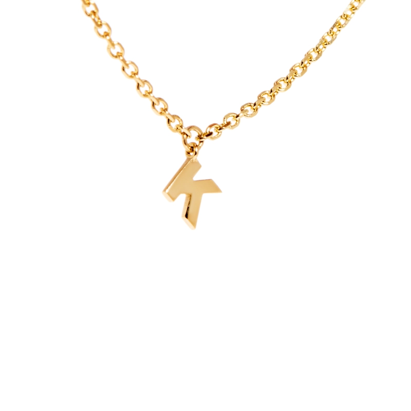 Вечный браслет Персонализация с Буквой – Золото