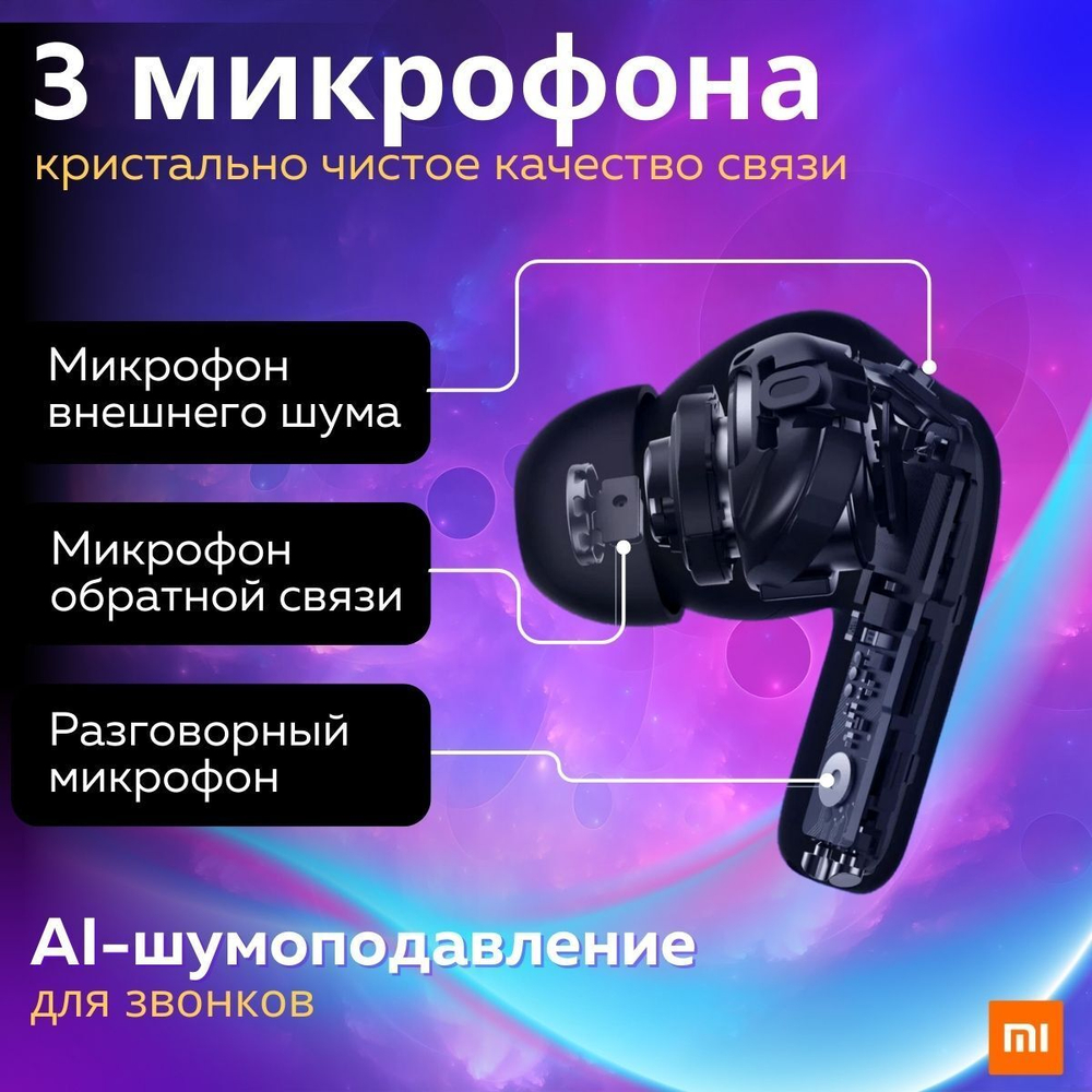 Наушники беспроводные Xiaomi Redmi Buds 4 Pro Global (M2132E1) White