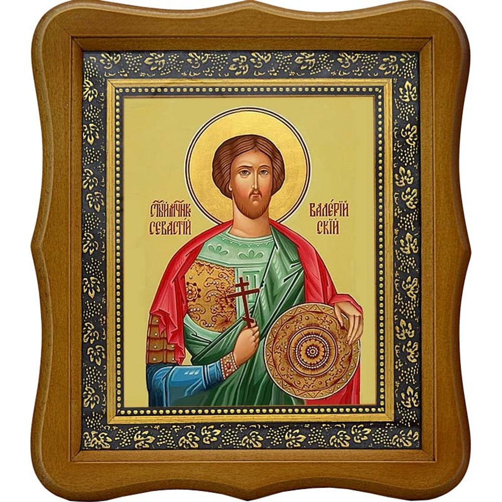 Валерий Севастийский Святой мученик. Икона на холсте.