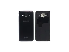 Средняя часть с задней крышкой (корпус) для Samsung J320F/DS (J3 2016) чёрная