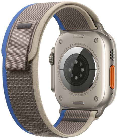 Ремешок для Apple Watch 49mm Blue/Gray Trail Loop - S/M