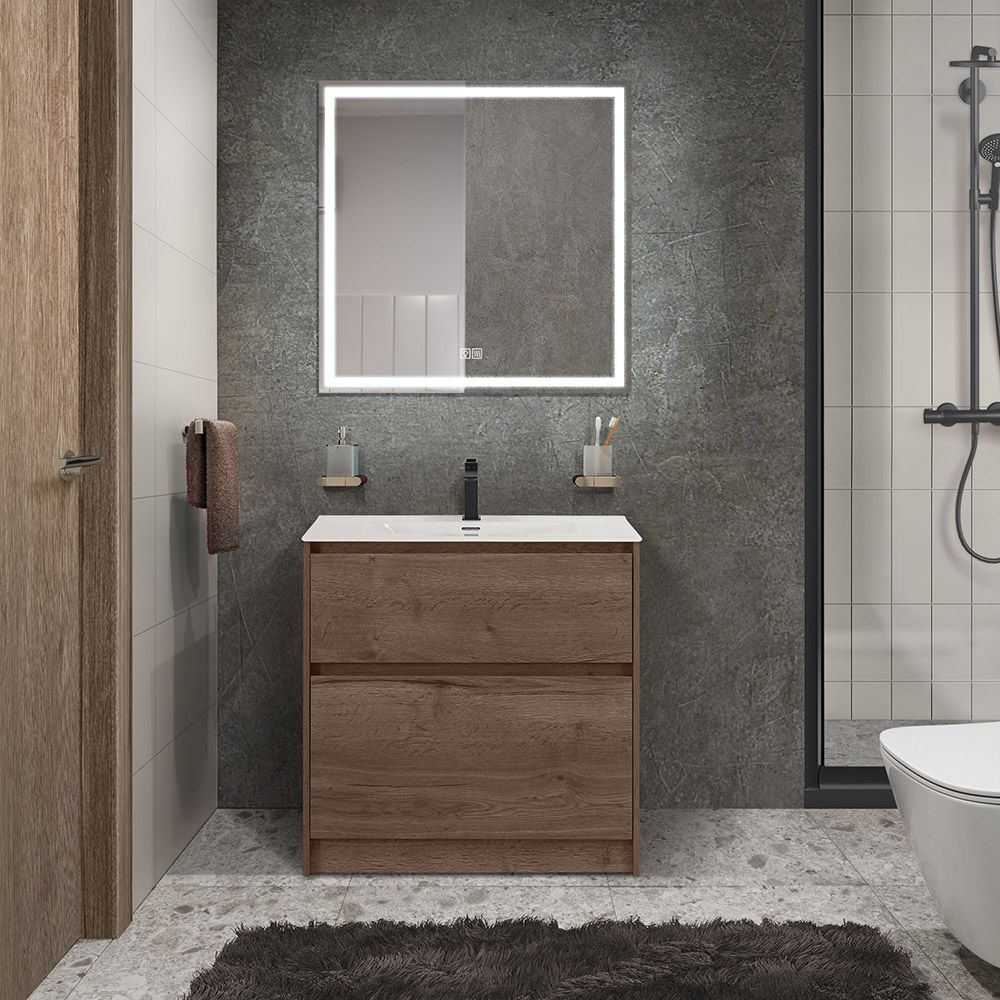 Тумба напольная с раковиной BelBagno KRAFT39-700/390-2C-PIA-RT