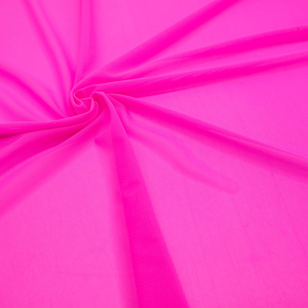 Сетка эластичная РОЗОВЫЙ НЕОН, Китай