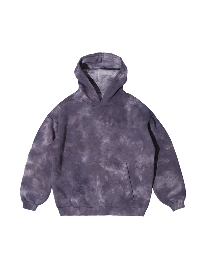 Худи варенка оверсайз с начесом (Фиолетовый) 320 г