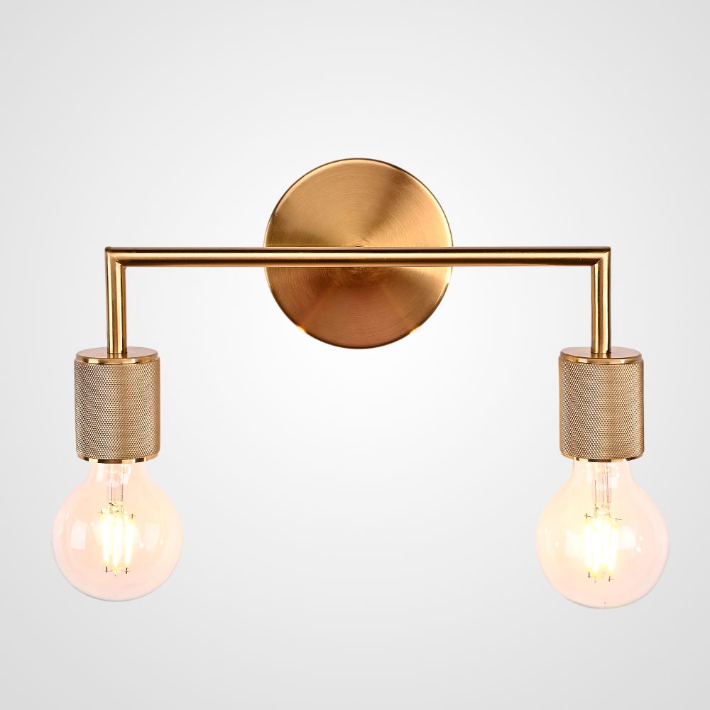Бра Rh Utilitaire Double Sconce Brass By Imperiumloft