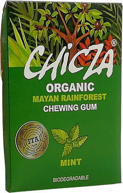 CHICZA ORGANIC Жевательная резинка органическая биоразлагаемая со вкусом мексиканской мяты 30г