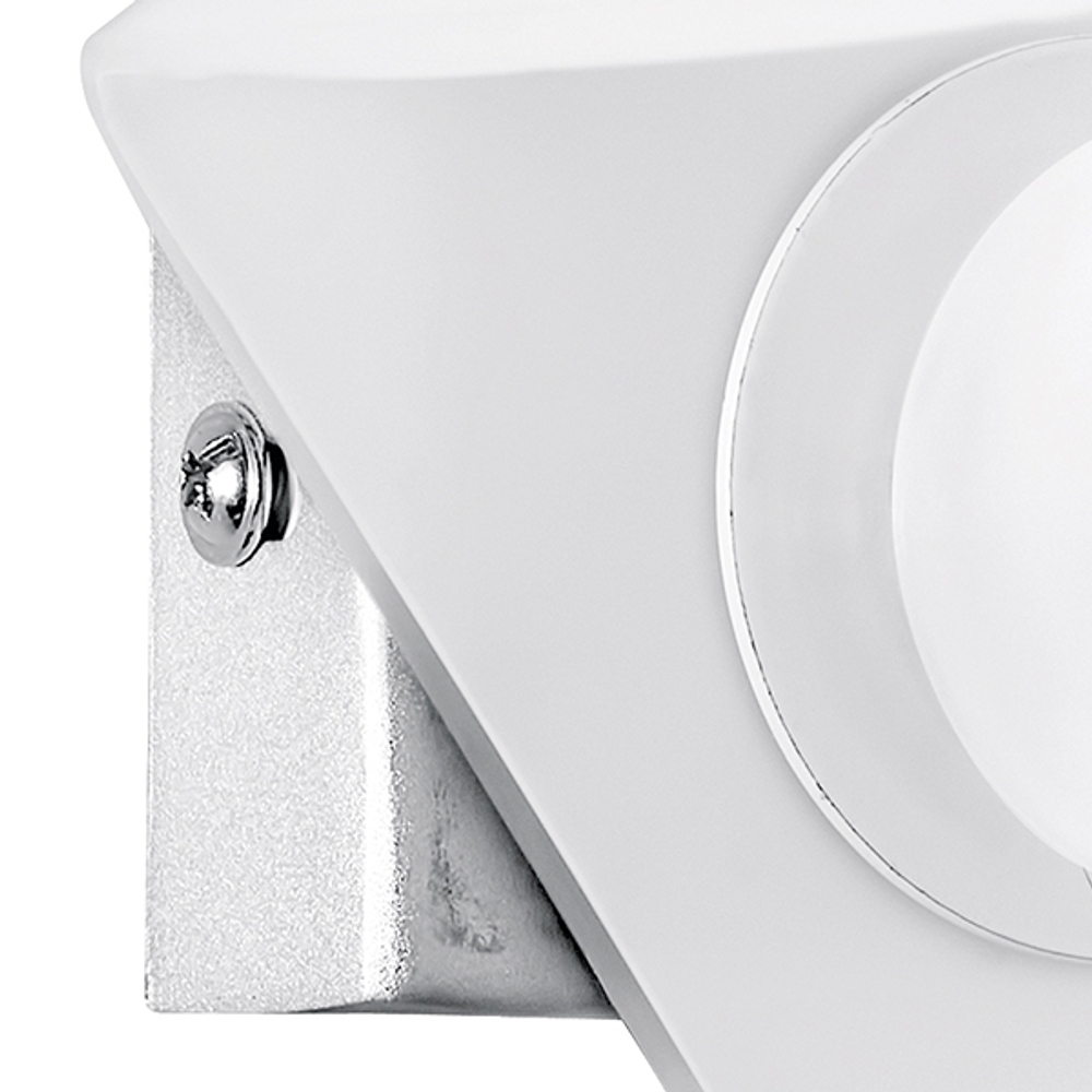 801610 Светильник настенный PEZZO 1х40W G9 ХРОМ/БЕЛЫЙ