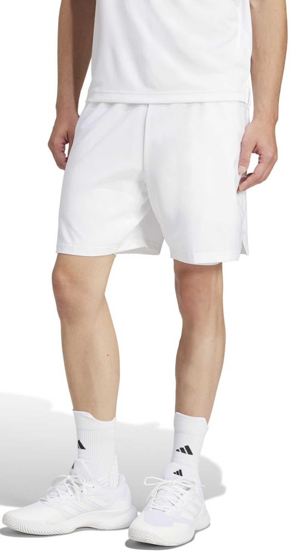Мужские теннисные шорты Adidas Tennis Club Climacool 2 in 1 Short - белый