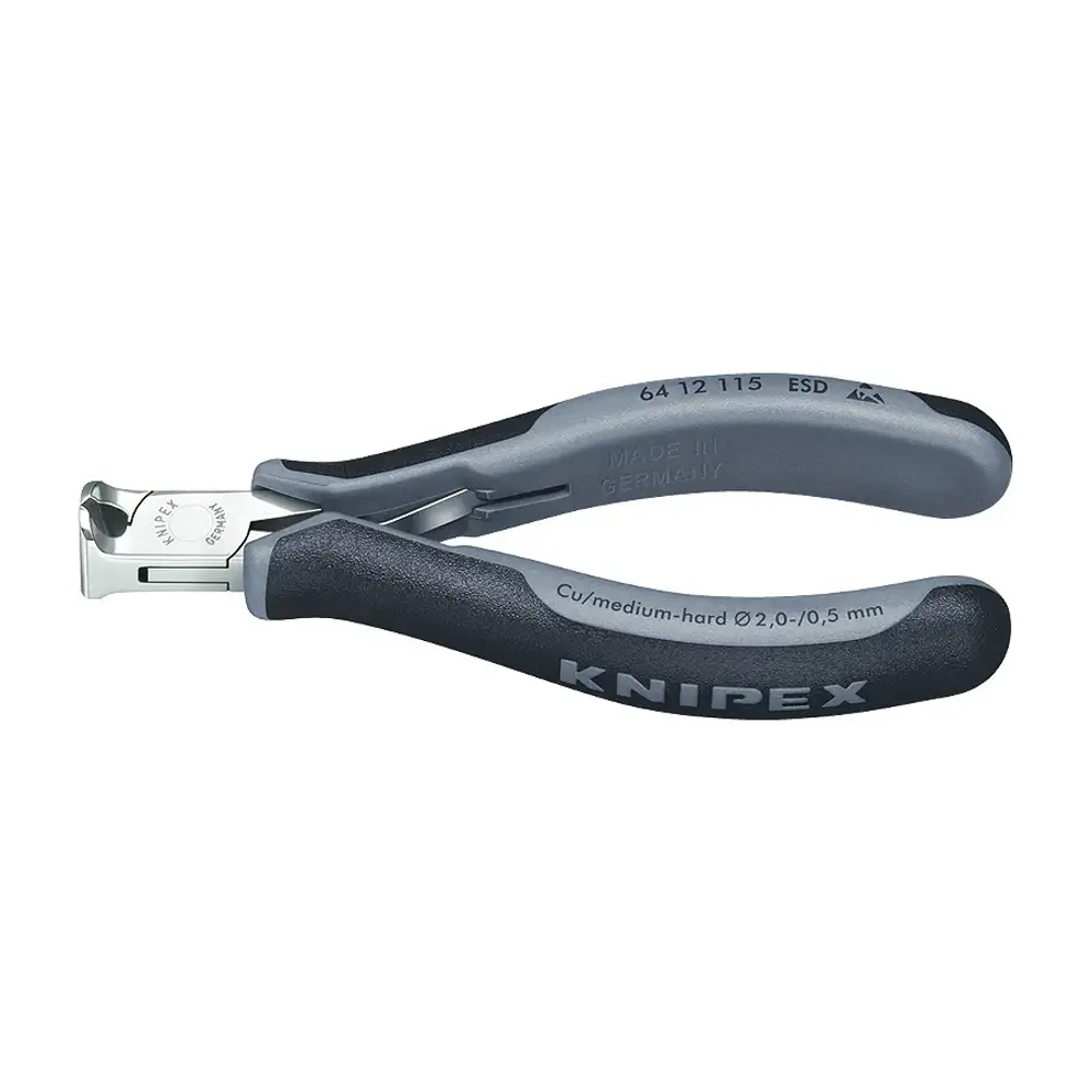 Кусачки торцевые для электроники антистатические 115 мм Knipex 64 12 115 ESD