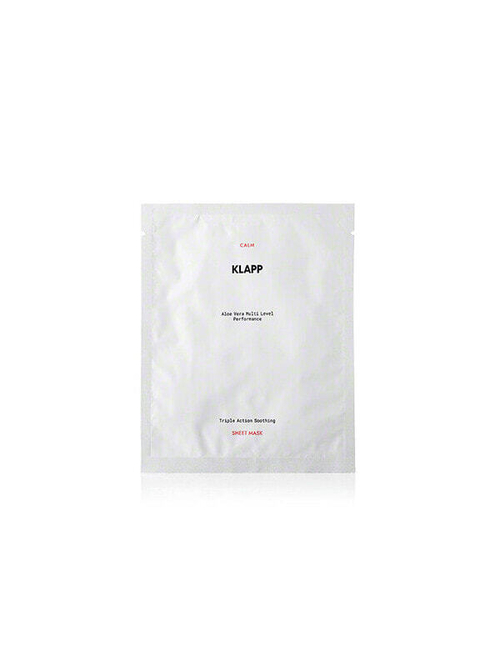 KLAPP Skin Natural Triple Action Soothing Sheet Mask (3 x 18 g)