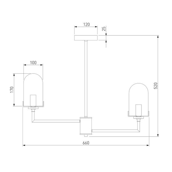 Подвесная люстра Eurosvet Pluto 60156/6 хром