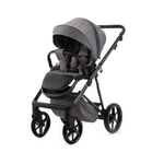 Детская универсальная коляска Adamex Delta Natura - DN-10 Stone (т.серый, ткань)