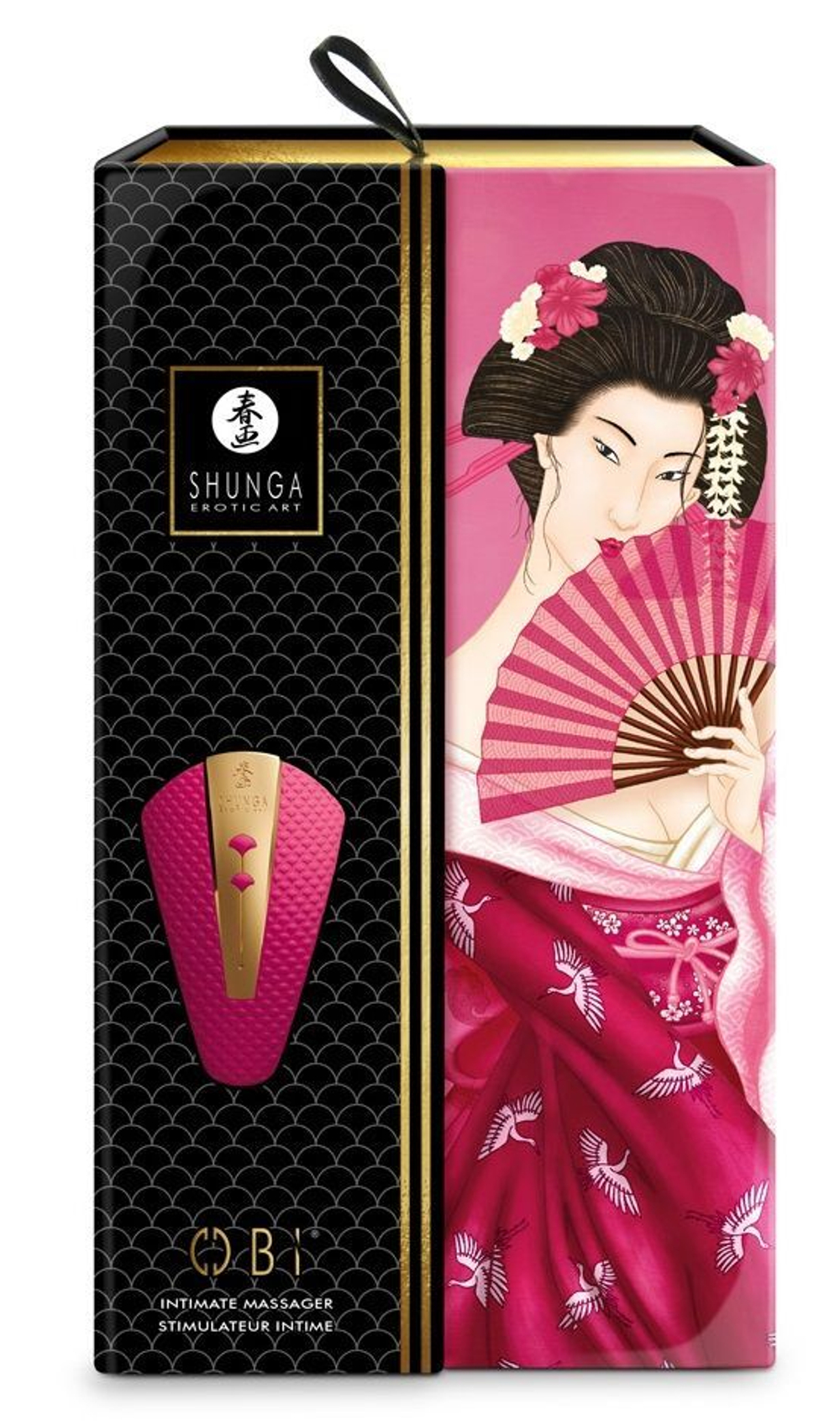 Малиновый клиторальный вибростимулятор OBI (Цвет: малиновый)