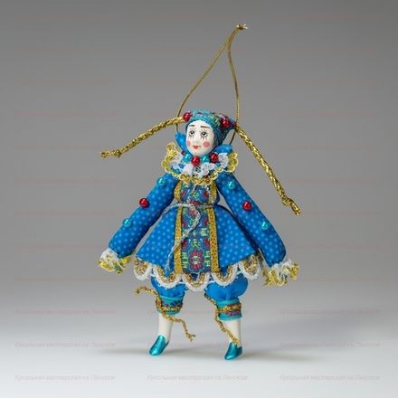 Ёлочная игрушка Девочка-клоунесса