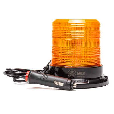 МИМ-03 AE Маяк импульсный 12/24 В, желтый, 30 светодиодов, крепление на болтах/магните, соединение в