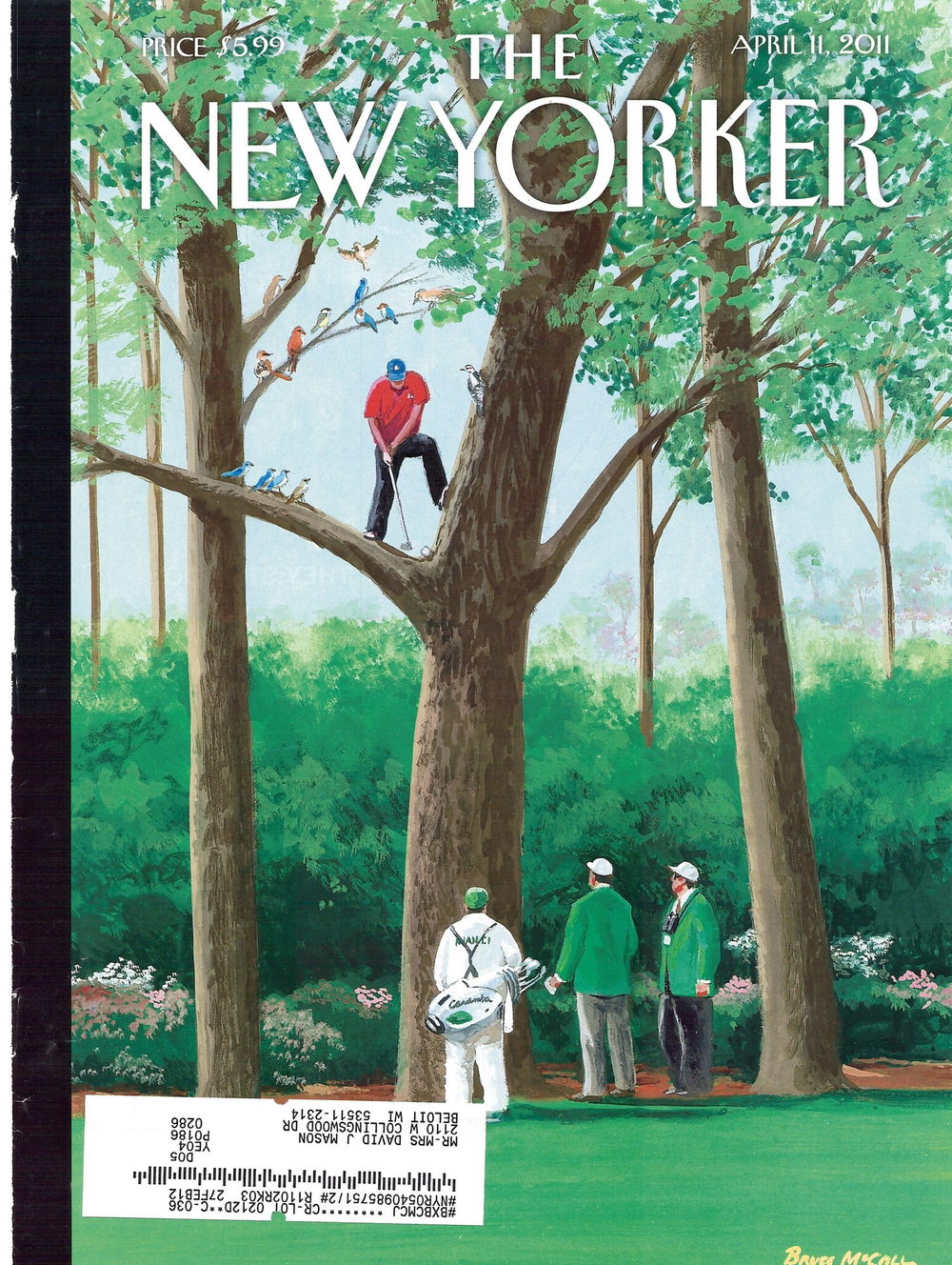 Журнал The New Yorker 11-04-2011, обложка