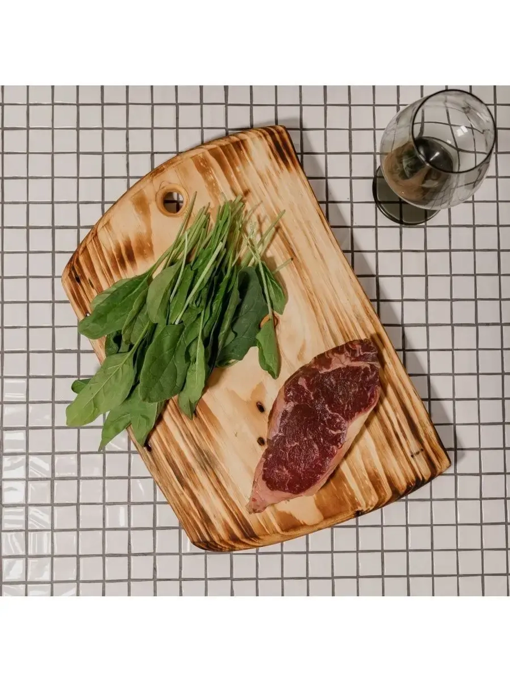 Разделочная доска из спила Сибирского кедра