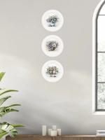 Картины на стену интерьерные на холсте 3 шт. 17.5 см