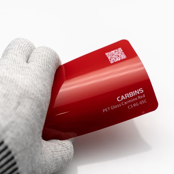 Веер образцов виниловой цветной пленки Carbins