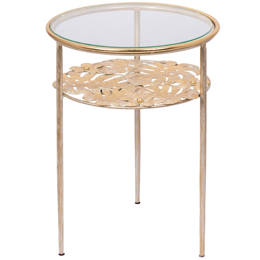 Столик декоративный Monstera Deliciosa (Монстера) Айвори