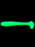 Виброхвост несъедобный Helios Catcher 2,75"/7 см Phosphorus 100шт. (HS-1-041-N)